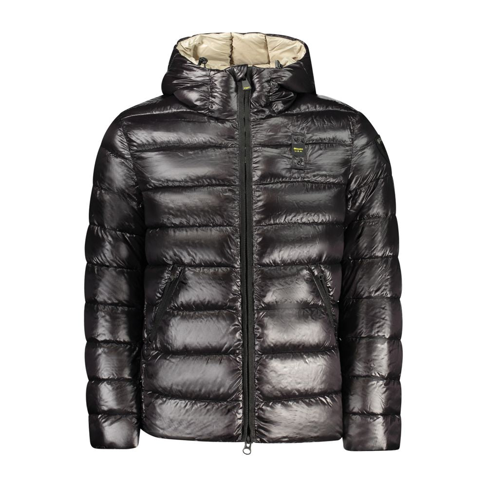 Blauer Black Polyamide Jackets & Coat
