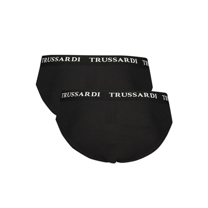 Trussardi Black Cotton Men Underwear