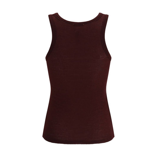 Forte_Forte Brown Fleece Wool Top