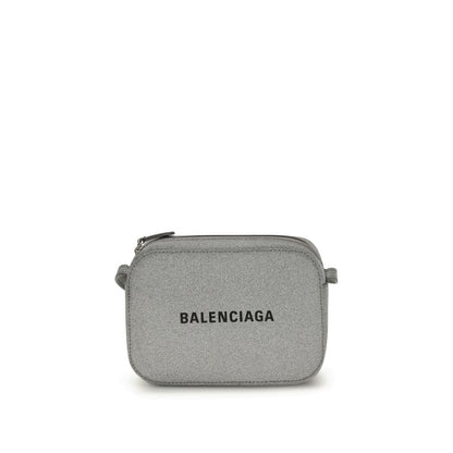 Balenciaga Gray Calf Leather Bos Taurus Shoulder Bag