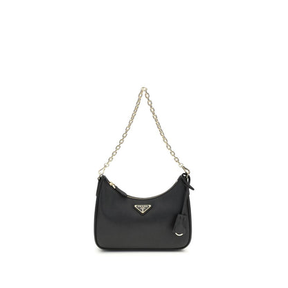 Prada Black Recycled Polyamide Shoulder Bag