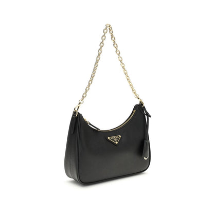 Prada Black Recycled Polyamide Shoulder Bag