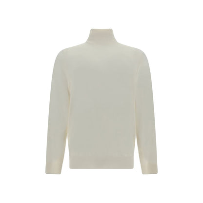 Brunello Cucinelli White Cashmere Cashmere Sweater