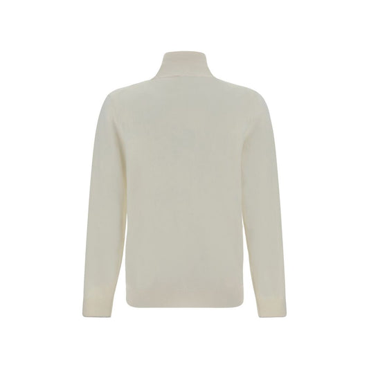 Brunello Cucinelli White Cashmere Cashmere Sweater