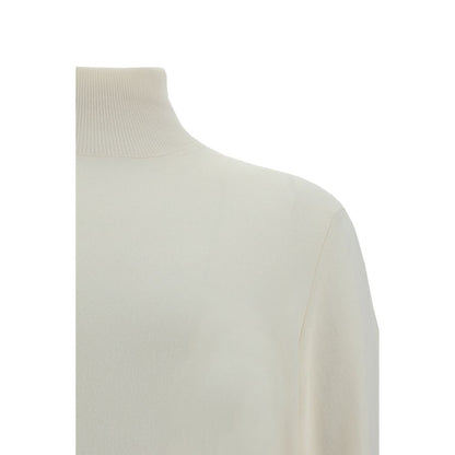 Brunello Cucinelli White Cashmere Cashmere Sweater