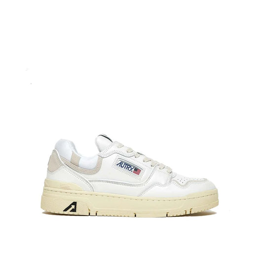 Autry White Leather Low Top Sneakers
