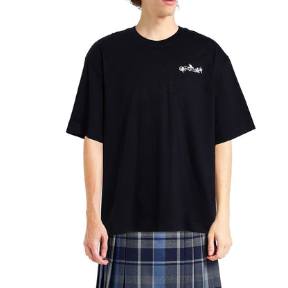 Off-White Black Cotton T-Shirt