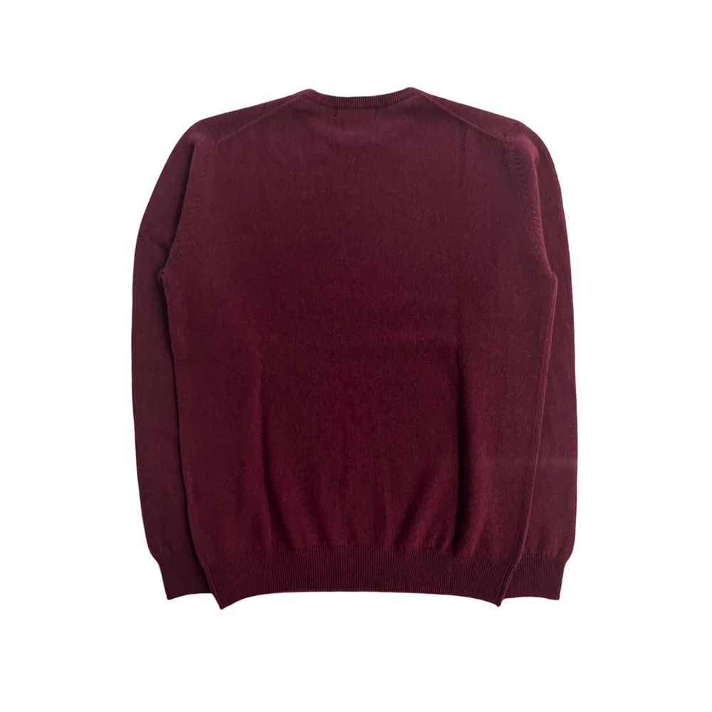 Baldinini Trend Red Cashmere Sweater