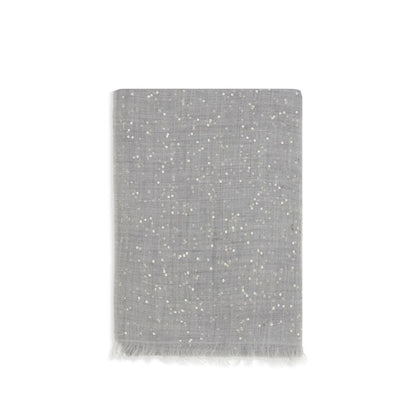 Brunello Cucinelli Gray Cashmere Scarf