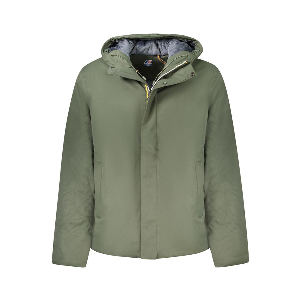 K-WAY Verde Polyester Men Jacket