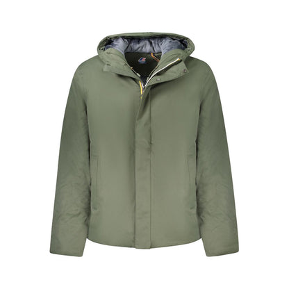K-WAY Verde Polyester Men Jacket