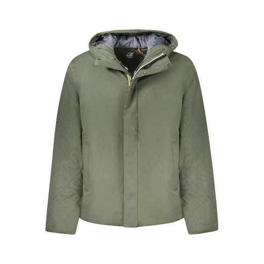 K-WAY Verde Polyester Men Jacket