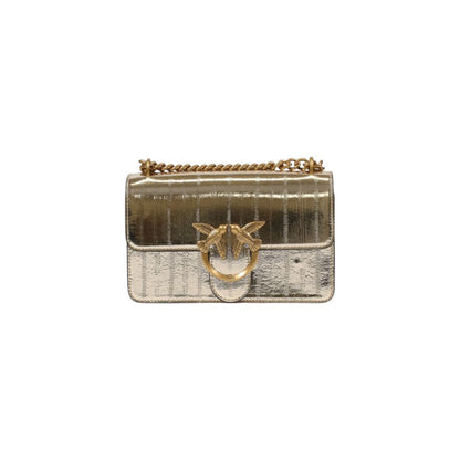 PINKO Bicolor Polyester Handbag