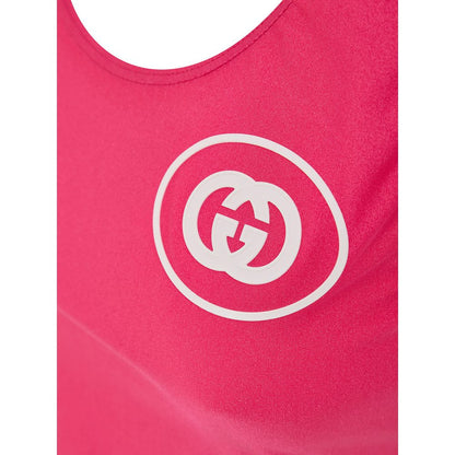 Gucci Fuchsia Polyamide Tank Tops