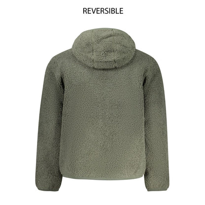 K-WAY Verde Polyester Men's Reversible Jacket