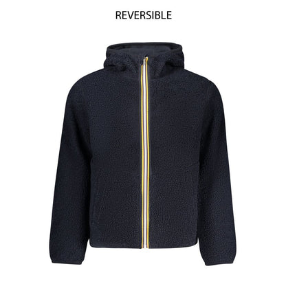 K-WAY Blu Polyester Men's Reversible Jacket