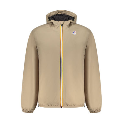 K-WAY Beige Poliammide Men's Jacket