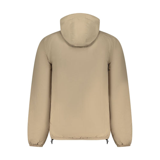 K-WAY Beige Poliammide Men's Jacket