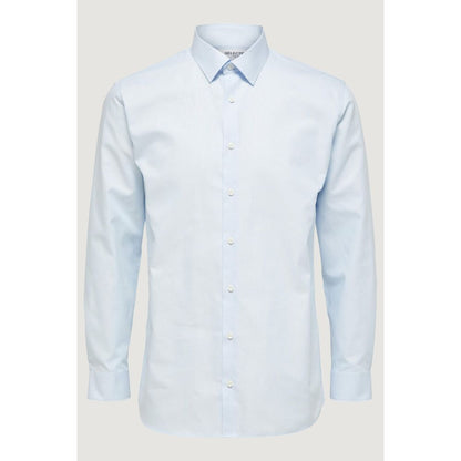 Selected Blue Cotton Dress Shirt