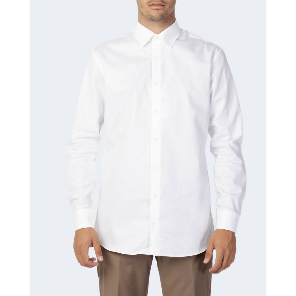 Selected White Cotton Dress Shirt