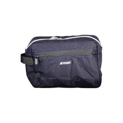 K-WAY Blue Polyester Men Beauty Case
