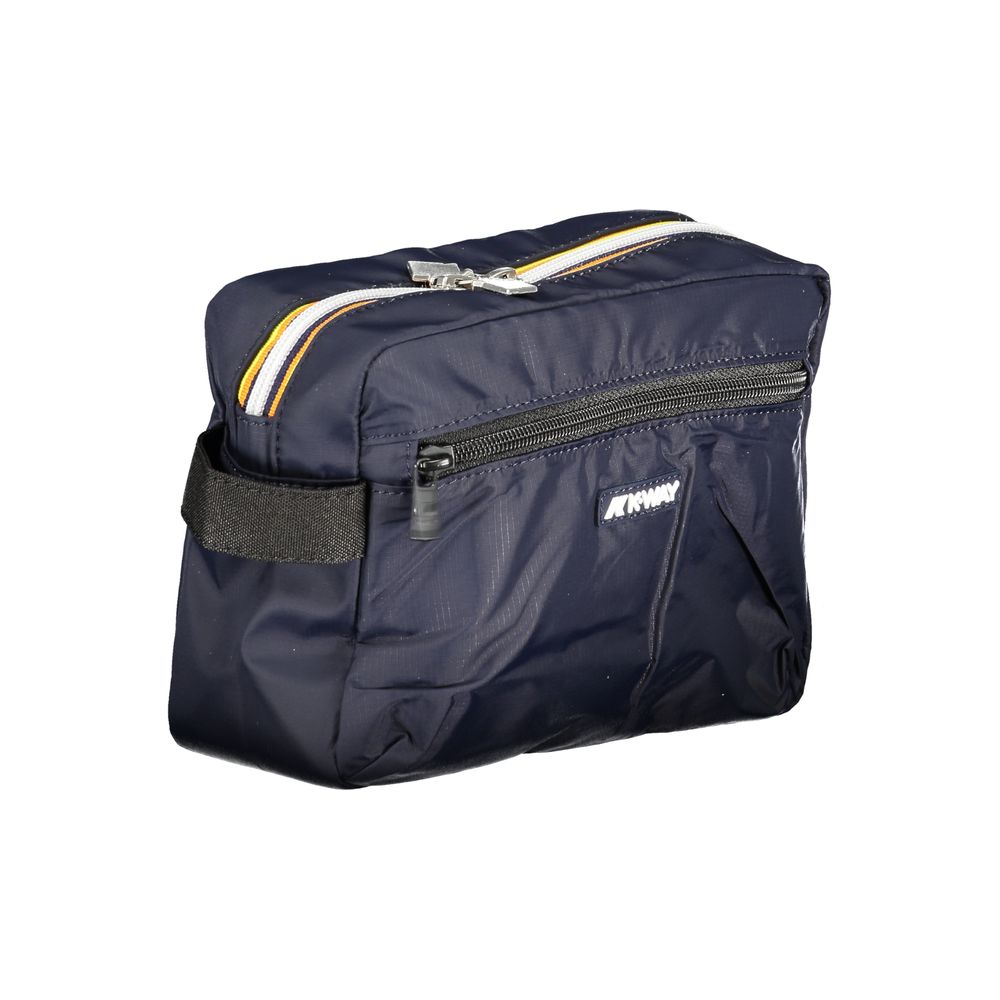 K-WAY Blue Polyester Men Beauty Case