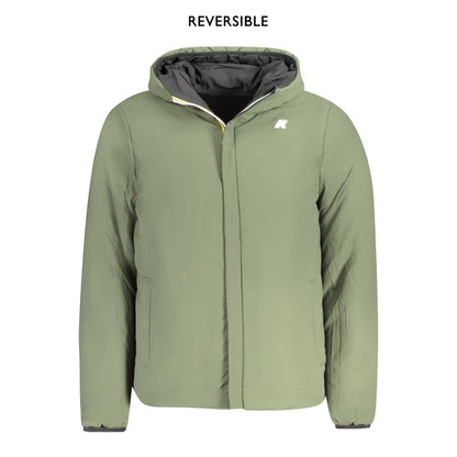 K-WAY Black Nylon Men's Reversible Jacket