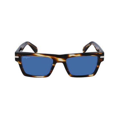 Ferragamo Brown Acetate Sunglasses