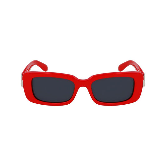 Ferragamo Red Acetate Sunglasses