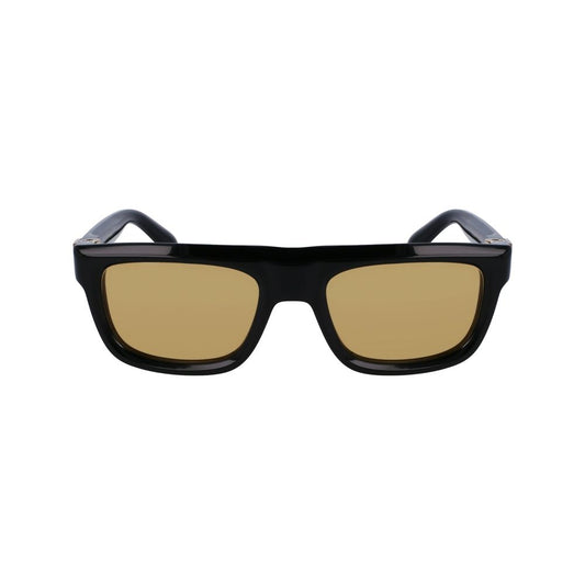 Ferragamo Black Acetate Sunglasses