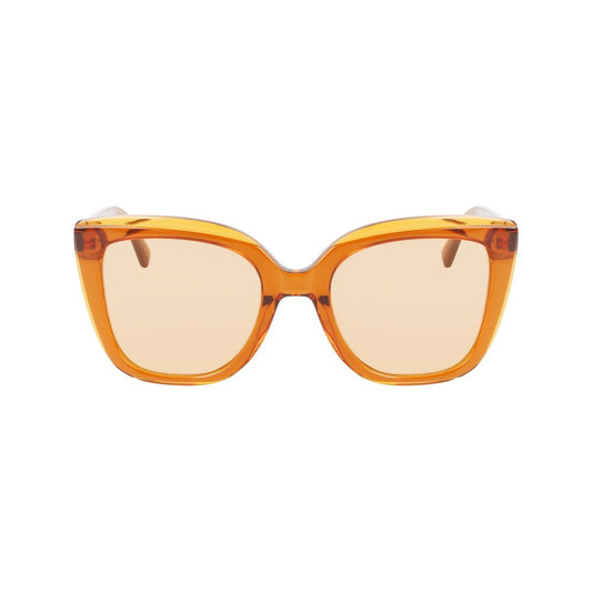 Longchamp Orange Acetate Sunglasses