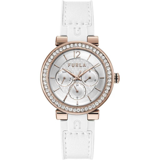 Furla White Synthetic Dress Watch