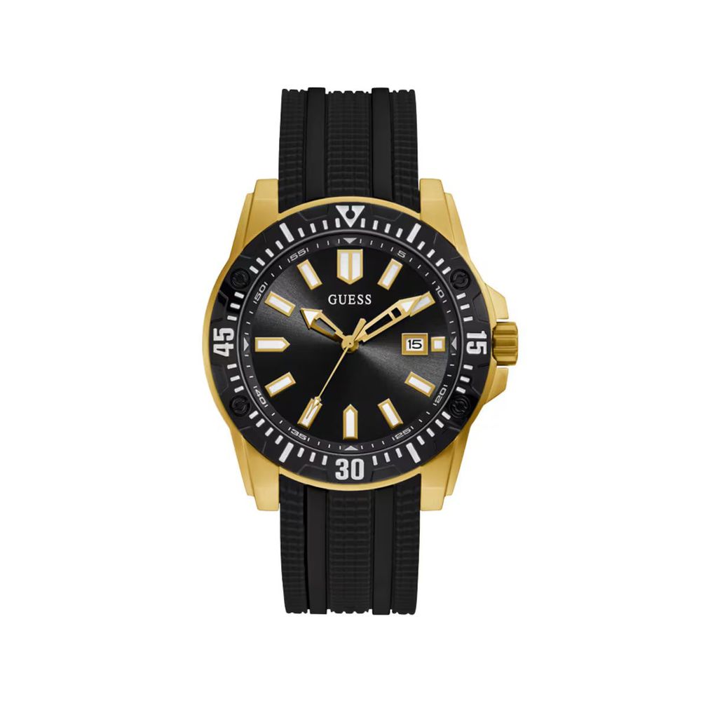 Guess Black Synthetic Sport Watch
