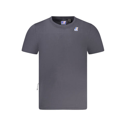 K-WAY Blue Cotton Men T-Shirt