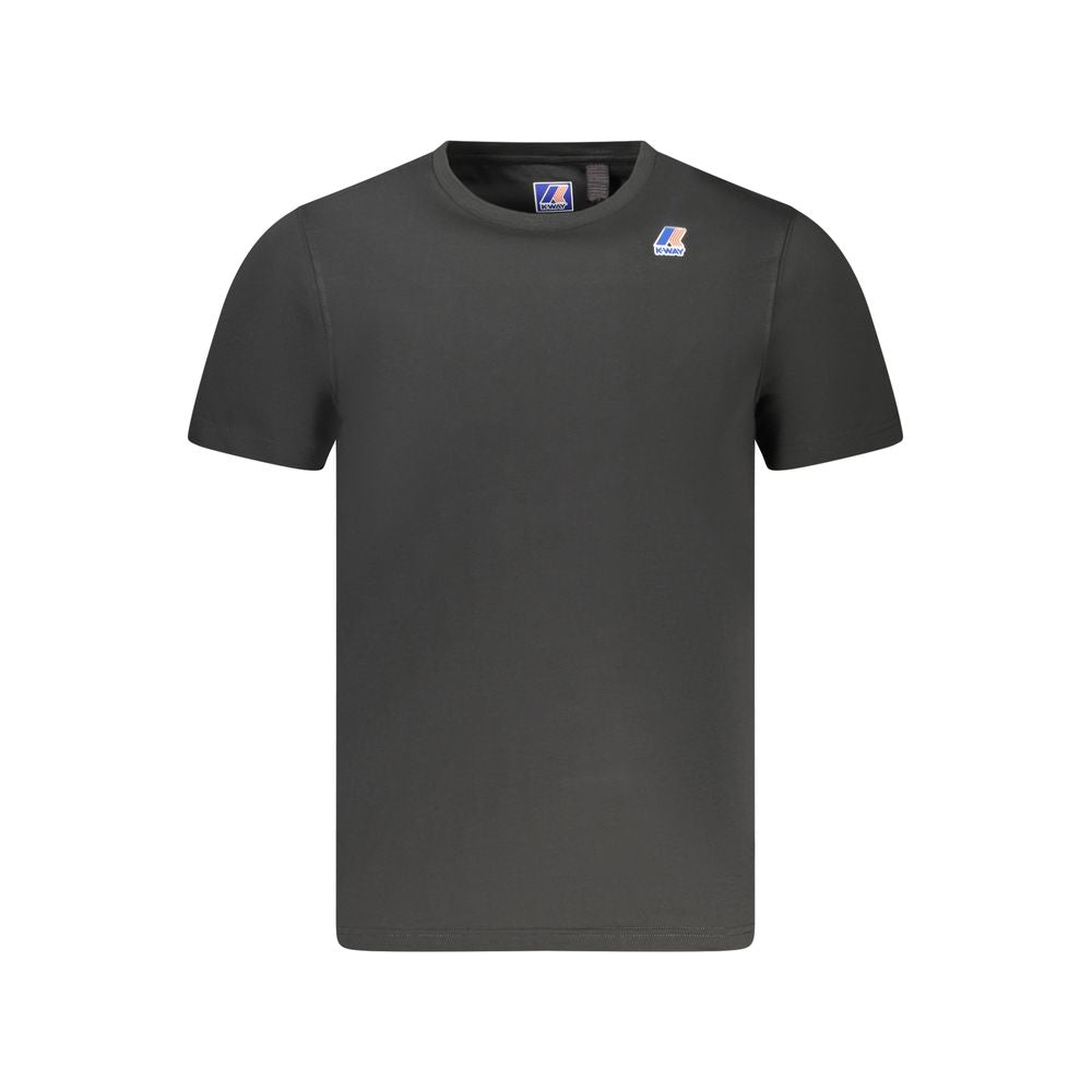 K-WAY Black Cotton Men T-Shirt