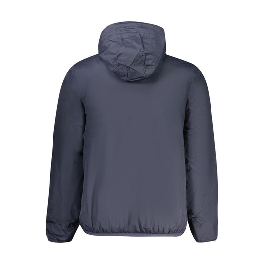 K-WAY Blue Polyamide Men Jacket