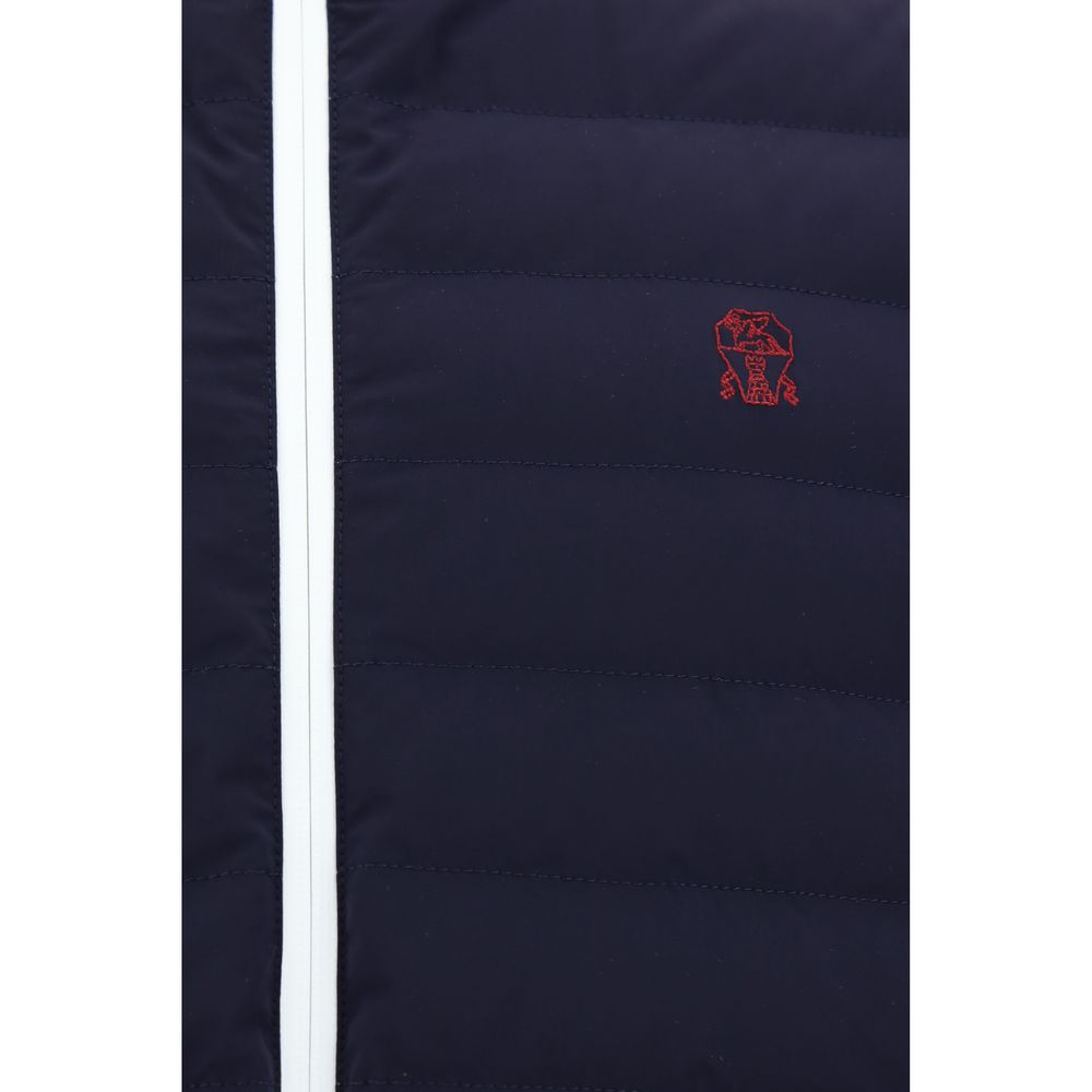 Brunello Cucinelli Blue Polyester Clothing