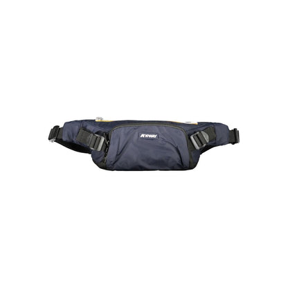K-WAY Blue Polyester Men Belt Bag