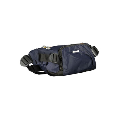 K-WAY Blue Polyester Men Belt Bag