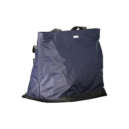 K-WAY Blu Polyester Woman Shoulder Bag