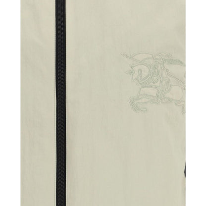 Burberry Gray Polyamide Full-Length Jacket