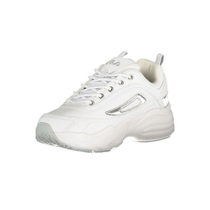 Fila White Polyester Women Sneaker