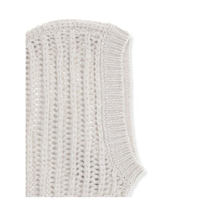 Brunello Cucinelli White Cashmere Hat