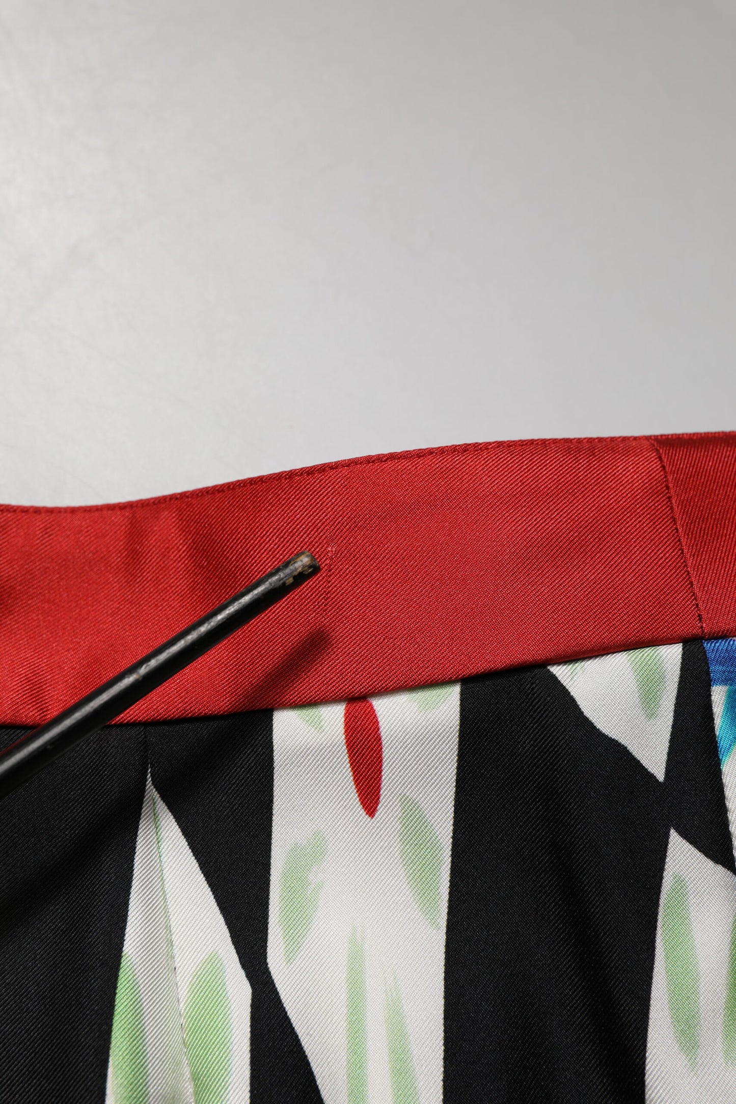 Dolce & Gabbana Multicolor Carretto Pattern Straight Pants