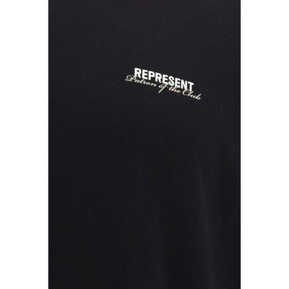 Represent Black Cotton T-Shirt