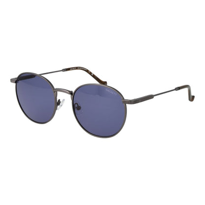 Hackett Gray Metal Sunglasses