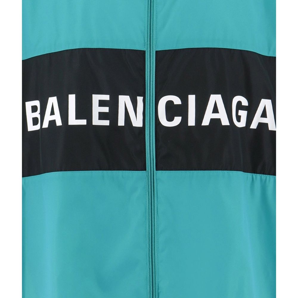 Balenciaga Green Polyamide Shell Jacket