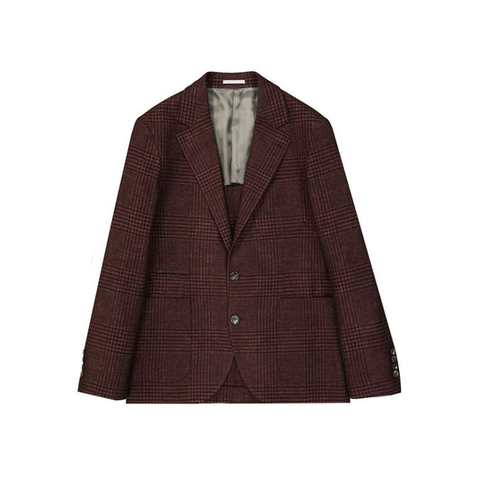 Brunello Cucinelli Red Wool Jackets And Coat