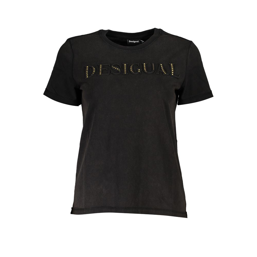 Desigual Black Cotton Women's T-Shirt