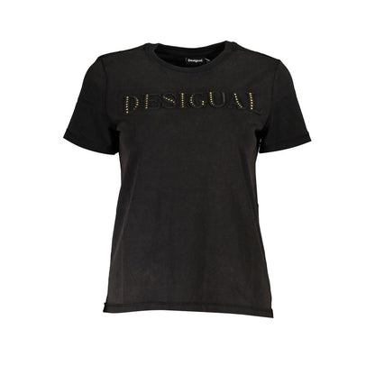 Desigual Black Cotton Women's T-Shirt